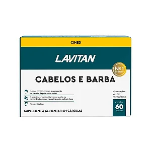 Lavitan Cabelos e Barba - 60 Cápsulas