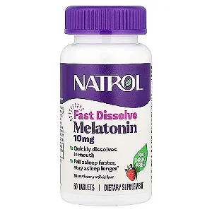 Melatonina 10mg Natrol - Fast Dissolve - 60 tabs
