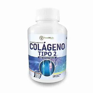 Colágeno Tipo 2 - Tree of Life 40mg - 120 Caps
