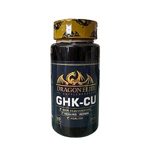 GHK-CU Peptídeo de Cobre, 60 Cápsulas, Dragon Elite