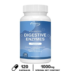 Enzimas Digestivas - Xemenry - 120 caps