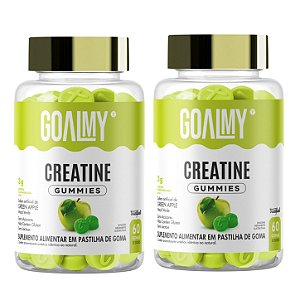 CREATINA EM GOMAS - 2X GREEN APPLE - 60 und