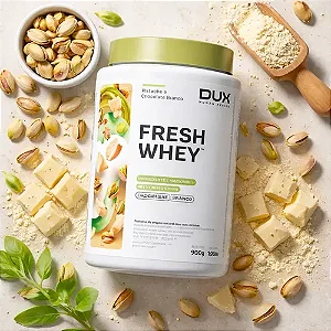 Fresh Whey Pote 900g Pistache E Chocolate Branco Dux Human Health