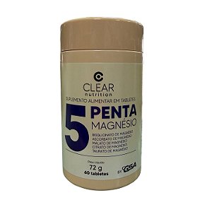 Penta Magnésio Clear Nutrition – 60 Tabletes