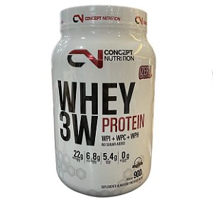 WHEY 3W ZERO LACTOSE 900G - NOVOS SABORES