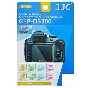 Protetor de LCD JJC GSP-D3300 para Nikon D3300 D3200 D3400 D3500