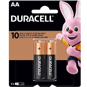 Pilha AA Duracell com 2 Unidades