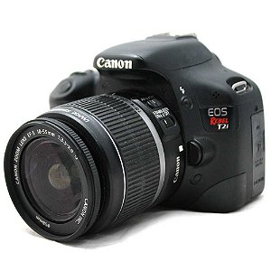 Câmera Canon EOS Rebel T2i com Lente 18-55mm Usada