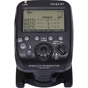 Transmissor Rádio Flash TTL Yongnuo YN-E3-RT para Canon