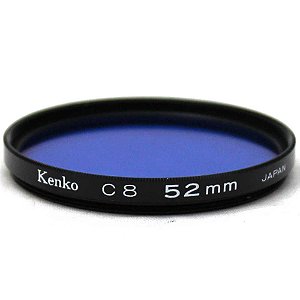 Filtro Kenko 52mm C8 80C para Correção de Cor