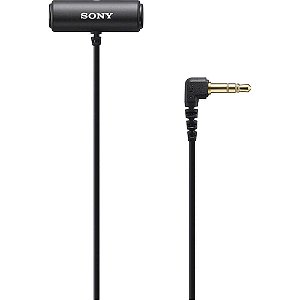 Microfone de Lapela com Fio Sony ECM-LV1