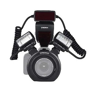 Flash Macro Yongnuo YN-24EX Twin TTL para Canon