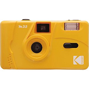 Câmera Analógica Kodak M35 com Flash Amarela