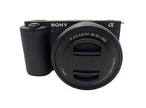 Câmera Sony Alpha ZV-E10 Kit E-PZ 16-50mm f/3.5-5.6 OSS Seminova