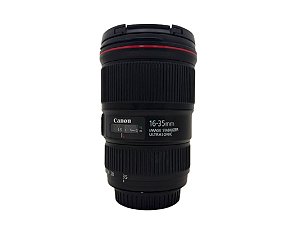 Lente Canon EF 16-35mm f/4 L IS USM Seminova