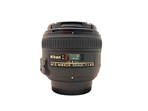 Lente Nikon AF-S 50mm f/1.4 G Seminova