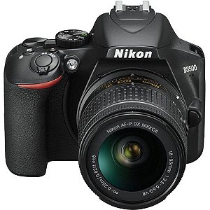 Câmera Nikon D3500 Kit AF-P DX 18-55mm f/3.5-5.6G VR