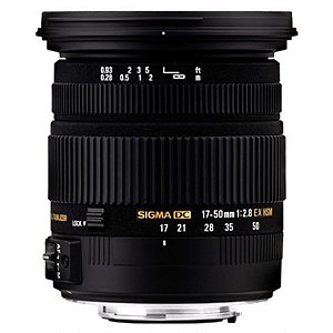 Lente Sigma 17-50mm f/2.8 EX DC OS HSM para Canon