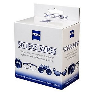 Lenços Umedecidos Lens Wipes Zeiss 50 unidades