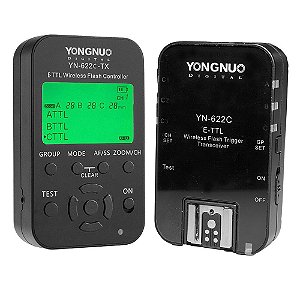 Rádio Flash Yongnuo YN-622C E-TTL para Canon