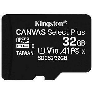Cartão de Memória Kingston Micro SDHC 32GB 100 MB/s