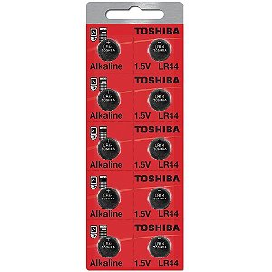 Bateria Toshiba LR44 1.5v com 10 Unidades