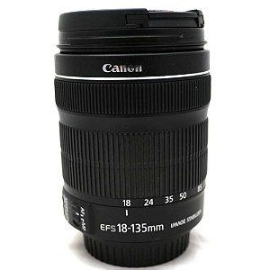 Lente Canon EF-S 18-135mm f/3.5-5.6 IS STM Seminova
