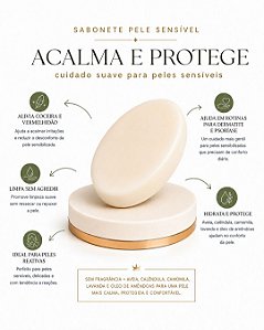 SABONETE PELES SENSÍVEIS (DERMATITE E PSORÍASE) | DONA GINA