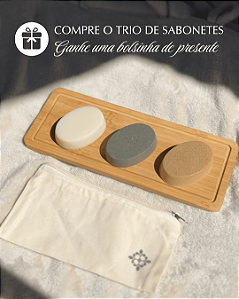3 SABONETES 60G | PELE SENSÍVEL + ARGILA
