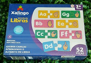 Quebra-cabeça Aprendendo o alfabeto em libras - Xalingo