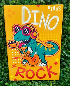 Caderno universitário brochura(sem espiral) - 80 folhas - Dinos - Baag