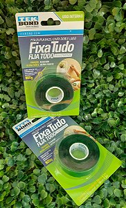 Fita dupla face FIXA TUDO - transparente - Fixação ultra forte - 19mm x 2m - TekBond
