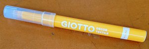 Caneta para tecido - amarelo - Giotto