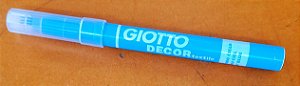Caneta para tecido - azul ceu - Giotto