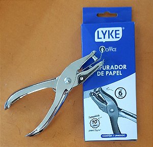 Perfurador de papel metálico - Lyke