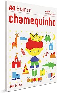 Papel A4 - branco - 75g/m2 - pacote com 100 folhas - Chamequinho