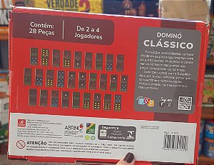 Dominó Clássico - Coleção POP - Brincadeira de Criança