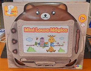 Mini lousa mágica - Animais divertidos - Imagina Kids - BBR Toys