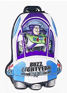 Mochila Buzz Lightyear com rodinhas - Nave - Toy Story - Diplomata