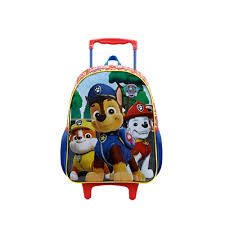 Mochila 14 Paw Patrol filme - com rodinhas - Xeryus kids