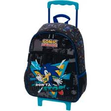 Mochila Sonic Don't Stop - com rodinhas - Pacific