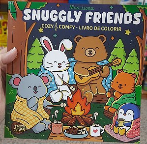Livro de colorir - Snuggly Friends - Editora LPM
