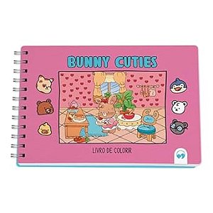 Livro de colorir - Bunny Cuties - Editora Vale das Letras