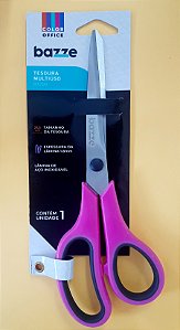 Tesoura Multiuso B7200 - 21,5cm - Color Office - Bazze