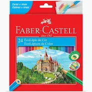 Lápis de cor ecolápis com 24 cores - Faber-Castell
