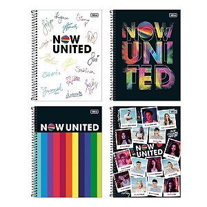 Caderno universitário 80 folhas - NOW UNITED - Tilibra
