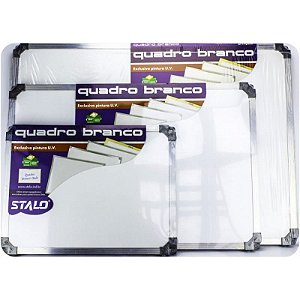 QUADRO BRANCO 60X40 - STALO - Disponível em vários tamanhos, consulte.