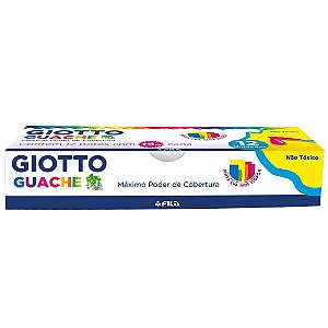 Tempera guache com 12 cores - Giotto