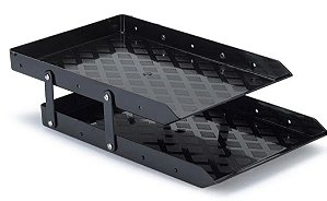 Caixa para correspondência dupla móvel - preta - Waleu