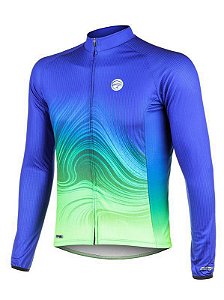 Camisa Ciclismo Mauro Ribeiro Manga Longa Streak Masculina